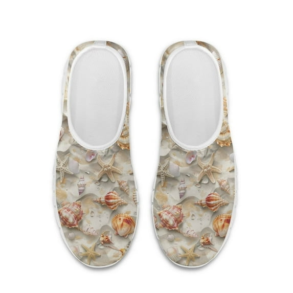 Whosucclay Seashell Women's Running Shoes,Working Shoes,Hiking Shoes,Tennies Shoes,Slip On Quick-Drying Non-Slip Shoes Snekaers