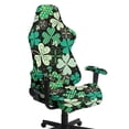 thumbnail image 1 of Whosucclay Shamrock Print Gaming Chair Cover Cat Scratch Proof Jacquard, Spandex Gaming Chair Slipcovers Arms Attached Washable for Office/PC Chairs St Patrick's Day Decor, 1 of 8