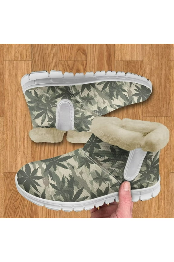 Snow Boots Women Slip On Boots Waterproof Insulated No Slip Comfortable and Breathable Boots