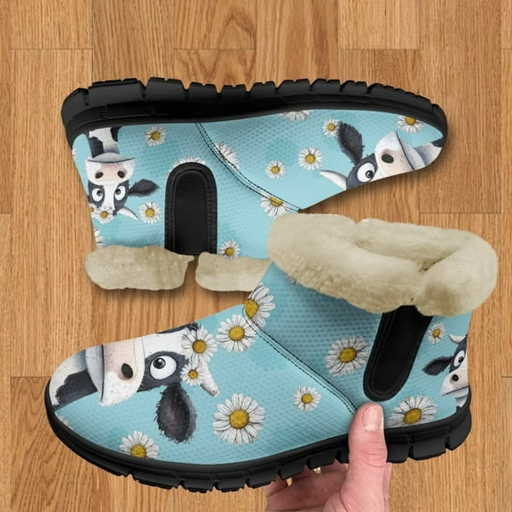 Whosucclay Snow Boots Women Slip On Boots Waterproof Insulated No Slip Comfortable and Breathable Boots