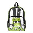 thumbnail image 1 of Whosucclay Soccer Ball Grass Design Spacious Daypack for Boys Girls, 17 Inch Large Capacity Transparent School Bag College Elementary with Wide Shoulder Straps, 1 of 10