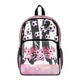 thumbnail image 1 of Whosucclay Soccer Ball Salamander Pattern Shoulder Bag with Adjustable Straps Side Pockets See Through Bookbag, Large Capacity 17 Inch Clear Backpack for School Work, 1 of 10