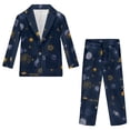 thumbnail image 1 of Whosucclay Space Print Elastic Waist Slim Fit Tuxedo, 2 Piece Boy Suits Single Button Polyester Fabric Formal Wear Outfit for Wedding Kindergarten Graduation, 1 of 10