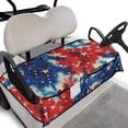 thumbnail image 1 of Whosucclay Tie-Dye American Flag Star Pattern with 4 Pockets Golf Cart Seat Cover with 4 Front Pockets for Yamaha Club Car EZGO Icon, Anti‑Wear Golf Cart Accessories, 1 of 7