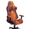 thumbnail image 1 of Whosucclay Tiger Fire Print Stretchable Gaming Chair Cover, Machine Washable, Anti-Scratch Slipcover with Armrest Protection, Cat Scratch Proof for Office and Computer Chairs, 1 of 8