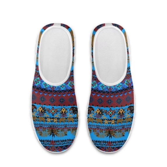 Whosucclay Totem Women's Shoes for Running, Fitness,Tennis Slip On NO Slip Soft Sneakers