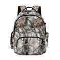 thumbnail image 1 of Whosucclay Tree & Leaf Camouflage Pattern 17 Inch School Bookbag, Students Backpack for Boys Girls, Lightweight Large Capacity Daypack for Elementary School College, 1 of 8
