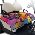 thumbnail image 1 of Whosucclay Tropical Palm Sunset Golf Cart Seat Blanket, 4 Convenient Pockets Quilted Golf Cart Seat Covers Reusable for 2-Seater Golf Cart Club Car, 1 of 9
