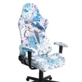 thumbnail image 1 of Whosucclay Turtle Paint Splatter Print Gaming Chair Slipcover with Armrest Covers Universal Easy to Install Stretch Seat Chairs Cover for Computer Reclining Racing Gamer Chair Protector, 1 of 8