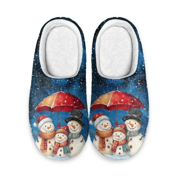Whosucclay Women's Cotton Slippers Warm Soft House Shoes with Anti-slip Sole Cotton Slippers No Slip