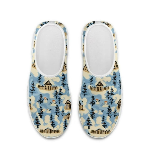 Whosucclay Women's Sneakers, Slip-on No Slip Shoes Suitable for: Walking, Running, Vacation Tennies, Christmas Shoes