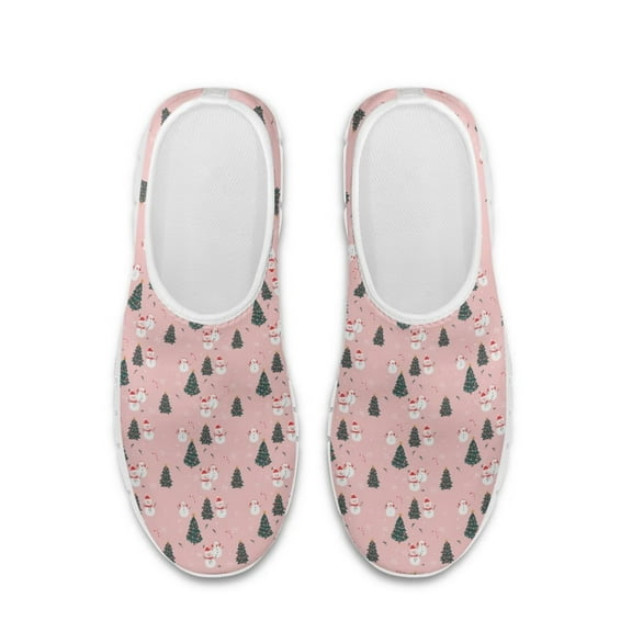 Whosucclay Women's Sneakers, Slip-on No Slip Shoes Suitable for: Walking, Running, Vacation Tennies, Christmas Shoes