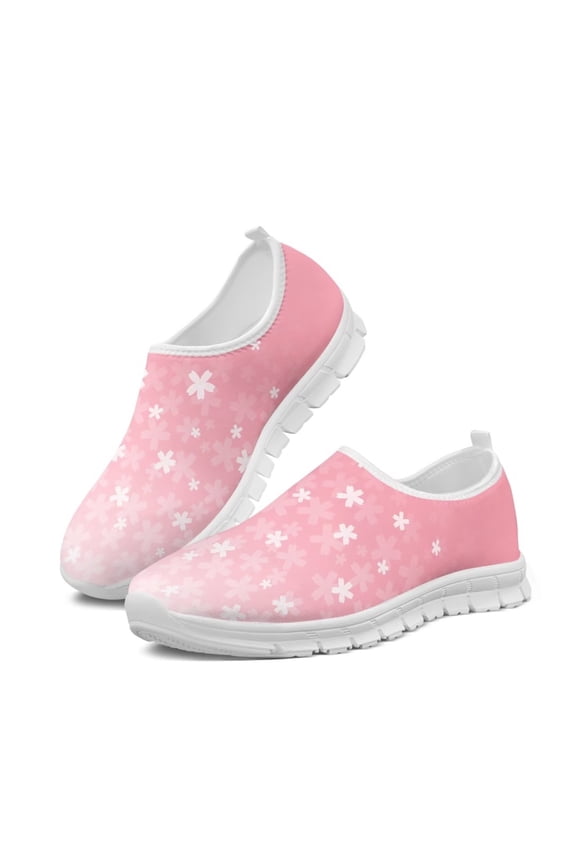 Womens Training Shoes ,Casual 、Running 、Walking Athletic Fashion Workout Sneaker for Jogging Gym .Cherry Blossoms Shoes