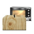 thumbnail image 1 of Whosucclay Wood Print Microwave Oven Dust Cover Sturdy Dust Cover for Microwave Oven Stain-Resistant Universal Kitchen Appliance Protector 18.25" x 14.5" x 11"inches-S, 1 of 7