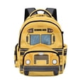 thumbnail image 1 of Whosucclay Yellow Bus Front Design 17 Inch Kids Backpack, Durable Elementary Backpack for Boys Girls, Large Capacity Bookbag for High School College Kindergarten, 1 of 8