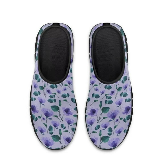 Whosucclay peony Women's Shoes for Running, Fitness,Tennis Slip On NO Slip Soft Sneakers