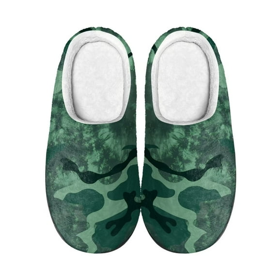 Whosucclay unisex Cotton Slippers Warm Soft House Shoes with Anti-slip Sole Cotton Slippers No Slip
