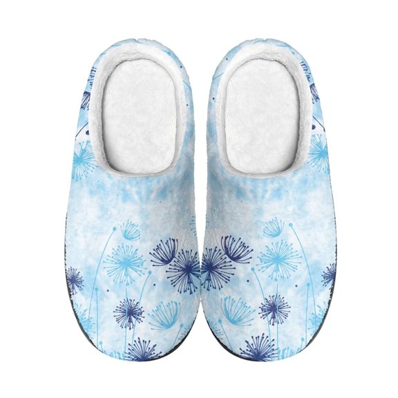 Whosucclay unisex Cotton Slippers Warm Soft House Shoes with Anti-slip Sole Cotton Slippers No Slip