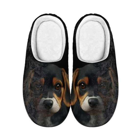 Whosucclay unisex Cotton Slippers Warm Soft House Shoes with Anti-slip Sole Cotton Slippers No Slip