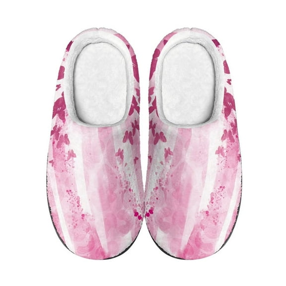 Whosucclay unisex Cotton Slippers Warm Soft House Shoes with Anti-slip Sole Cotton Slippers No Slip
