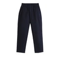 thumbnail image 1 of WhouRiu Big Boy' School Pants Elastic Waist Comfortable Straight Leg Trousers Durable Stretchable Pants for Blue,Size 9-10 Y, 1 of 5