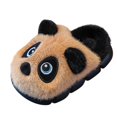 thumbnail image 1 of WhouRiu Big Boy's Cozy Slippers Cartoon Panda Warm Thick Indoor Shoes Child Thermal Comfy Soft Winter Slippers Brown Big Kids3.5, 1 of 4