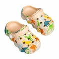 thumbnail image 1 of WhouRiu Big Boys Slippers Cartoon Dinosaur Soft Sole Scuff Slippers Kids Breathable Comfy Outdoor Lightweight Shoes Beige Little Child13, 1 of 4