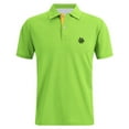 thumbnail image 1 of WhouRiu Big Boys Tshirts Short Sleeve Button Polo T Shirts Children Summer Casual Active T Shirt Green,Sizes 9-10, 1 of 3