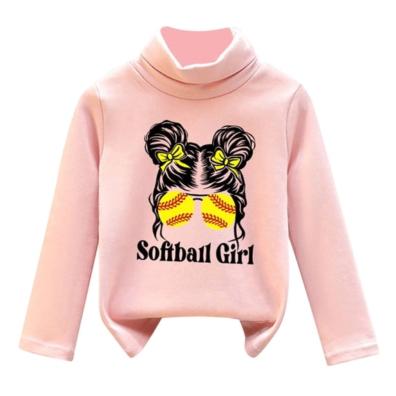 WhouRiu Big Girl T Shirts High Collar Long Sleeve Shirts Kids Warm Velvet Soft Under Tops Gray,Sizes 9-10