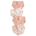 thumbnail image 1 of WhouRiu Big Girls Underwear Cartoon Stretch Waist Multipack Cotton Panties Child Breathable Soft Cozy Briefs,4-Pack Pink,Size 9-10, 1 of 2