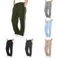 thumbnail image 1 of WhouRiu Boys Casual Jogger Pants Drawstring Waist Loose Fit Solid Color Sweatpants Kids Comfortable Everyday Trousers With Pockets,11-12 Years, 1 of 5
