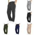 thumbnail image 1 of WhouRiu Boys Casual Jogger Pants Drawstring Waist Loose Fit Solid Color Sweatpants Kids Comfortable Everyday Trousers With Pockets,9-10 Years, 1 of 5