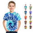 thumbnail image 1 of WhouRiu Boys Casual Tie Dye Graphic Tees Short Sleeve Crew Neck Tshirt Summer T Shirts 4-16 Years, 1 of 3