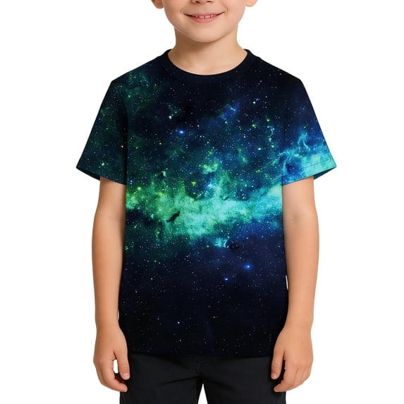 WhouRiu Boys Fashion Graphic Tees Kids Short Sleeve Crew Neck Tshirt Comfortable Cute Casual Summer T Shirts,3-4 Years