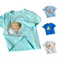 thumbnail image 1 of WhouRiu Boys Girls Cartoon Graphic Tees Kids Unisex Short Sleeve Crew Neck Tshirt Comfortable Cute Everyday T Shirts,2-3 Years, 1 of 7