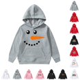 thumbnail image 1 of WhouRiu Boys Girls Casual Graphic Hooded Sweatshirts Kids Unisex Autumn Pullover Hoodies, 1 of 7