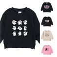 thumbnail image 1 of WhouRiu Boys Girls Halloween Graphic Sweatshirt Long Sleeve Crew Neck Pullover Kids Unisex Autumn Winter Comfortable Cute Sweatshirts,4-5 Years, 1 of 3