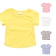 thumbnail image 1 of WhouRiu Boys Girls Solid Color Basic Tees Kids Unisex Short Sleeve Crew Neck Tshirt Comfortable Cute Casual Summer T Shirts,3-4 Years, 1 of 9