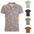thumbnail image 1 of WhouRiu Boys Short Sleeve Polo Shirt Back To School Casual Cartoon Graphic Tennis Collar Shirts Kids Comfortable Soft Daily Polos,13-14 Years, 1 of 4