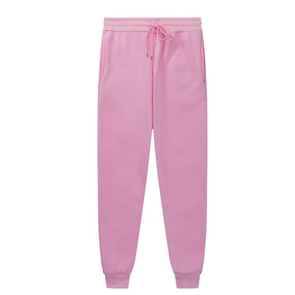 WhouRiu Children Boys Pants Solid Color Loose Fit Drawstring Waist Wide Leg Sweatpants Kids Boys Casual Wear Casual Pants Pink,Sizes 8-9