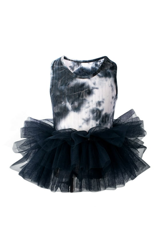 Dress for Toddler Girl Leopard Print Sleeveless Tank Tutu Dress Kids Fashion Dancewear Leotard Mesh Dresses Gray,Size 3-4 Y