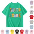thumbnail image 1 of WhouRiu Girls Back To School T Shirts Short Sleeve Crew Neck Cartoon Graphic Tees Kids Comfortable Cute Casual Tshirt,11-12 Years, 1 of 7