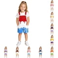 thumbnail image 1 of WhouRiu Girls Casual Sleeveless Jumpsuits Ice Cream Print Loose Overalls With Pockets Kids Summer Lightweight Breathable Cute Onesies,12-13 Years, 1 of 5