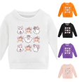 thumbnail image 1 of WhouRiu Girls Halloween Graphic Sweatshirt Long Sleeve Crew Neck Pullover Kids Autumn Winter Comfortable Cute Sweatshirts,11-12 Years, 1 of 4