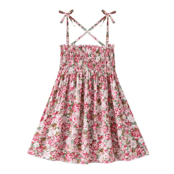 WhouRiu Girls Halter Tiered Gradient Beach Dress Loose Summer Maxi Dress Purple,Sizes 12-13