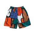 thumbnail image 1 of WhouRiu Boys Shorts Cartoon Prints Drawstring Stretch Waist Shorts Child Summer Loose Cozy Outdoor Shorts Red,Size 18-24 M, 1 of 3