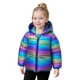 thumbnail image 1 of WhouRiu Girl's Winter Coat Insulated Warm Thickened Zip Hooded Jacket Kids Thermal Outerwear Windproof Puffer Coats Blue,Sized 18-24 M, 1 of 4