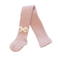 thumbnail image 1 of WhouRiu Girls' Pants Stretchy Thin Soft Comfy Tights with Foot Kids Outerwear School Fall Spring Leggings Pink,Size 18-24 M, 1 of 2