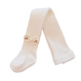 thumbnail image 1 of WhouRiu Leggings for Toddler Girl Stretchy Comfortable Cotton Tights with Footed Active School Wear Spring Pants White,Size 3-4, 1 of 2