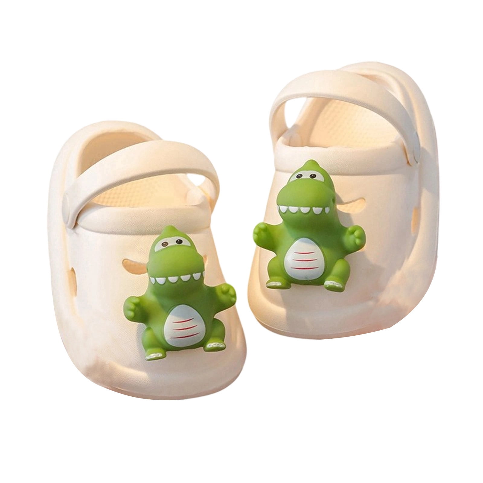 WhouRiu Little Boy Girl Slippers Cartoon Dinosaur Soft Sole Scuff ...